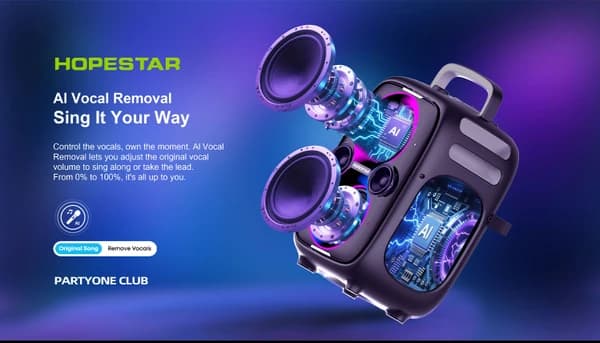 اسپیکر هوپ استار 650 واتی مدل Hopestar Party One Club 650w — تصویر ۶