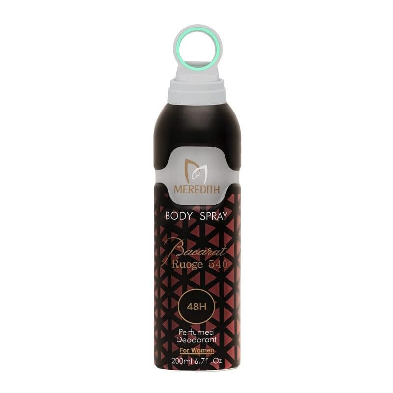 اسپری بدن زنانه مردیت مدل Baccarat Rouge