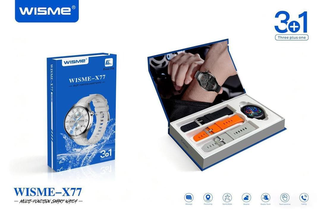 ساعت هوشمند ویزمی مدل Wisme X77 سه بند
