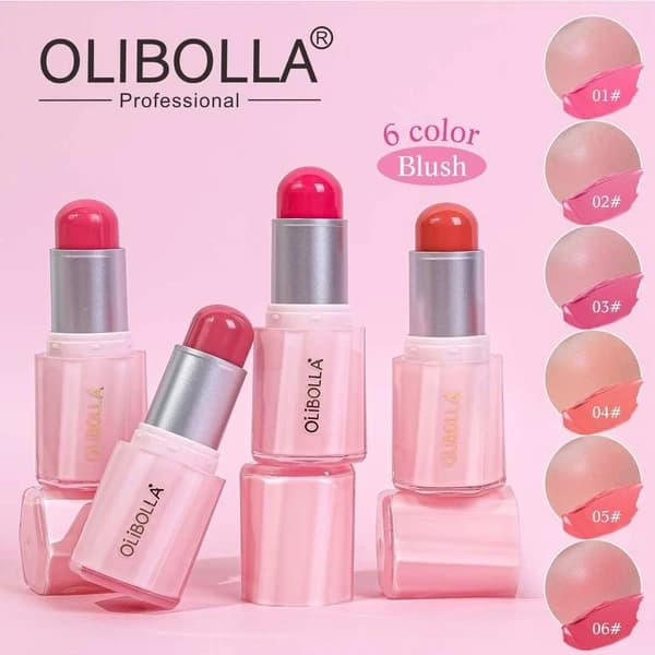 رژگونه استیکی اولیبولا OLIBOLLA طرح کره ای شیگلم — تصویر ۴