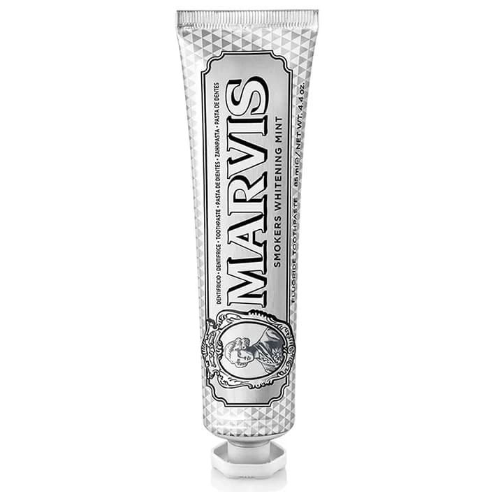 خمیر دندان سفید کننده مارویسMARVIS مدل Smokers Whitening Mint حجم 85 میلی لیتر