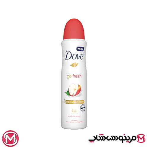 اسپری ضدتعریق زنانه داو Dove Go Fresh رایحه سیب و چای سفید 48 ساعت — تصویر ۲