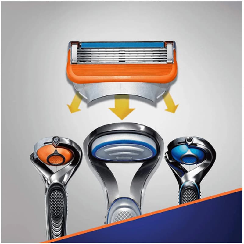 تیغ یدک ژیلت(Gillette) مدل 5 Fusion بسته 4 عددی — تصویر ۷