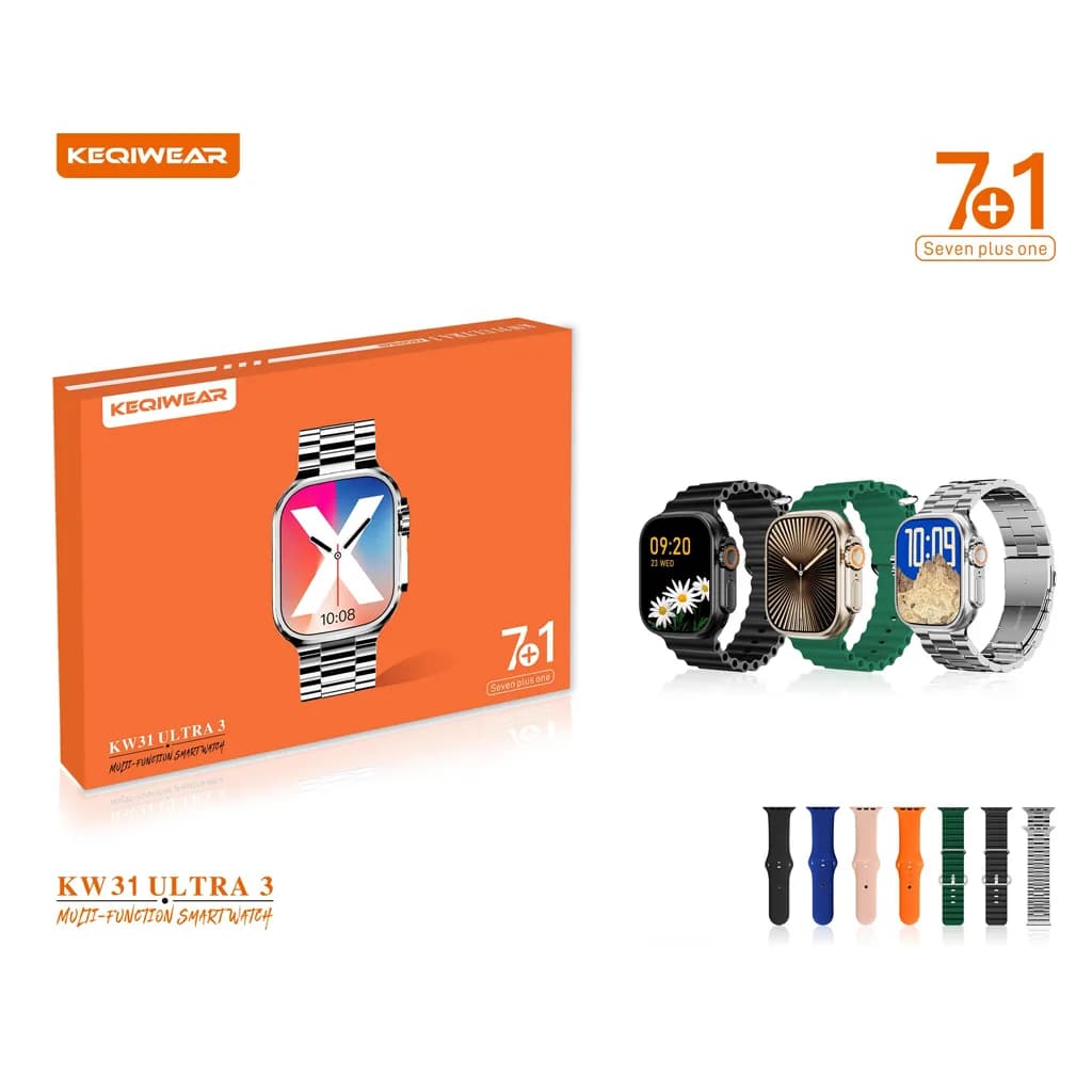 ساعت هوشمند مدل KW31 Ultra3 ( هفت بند ) — تصویر ۴
