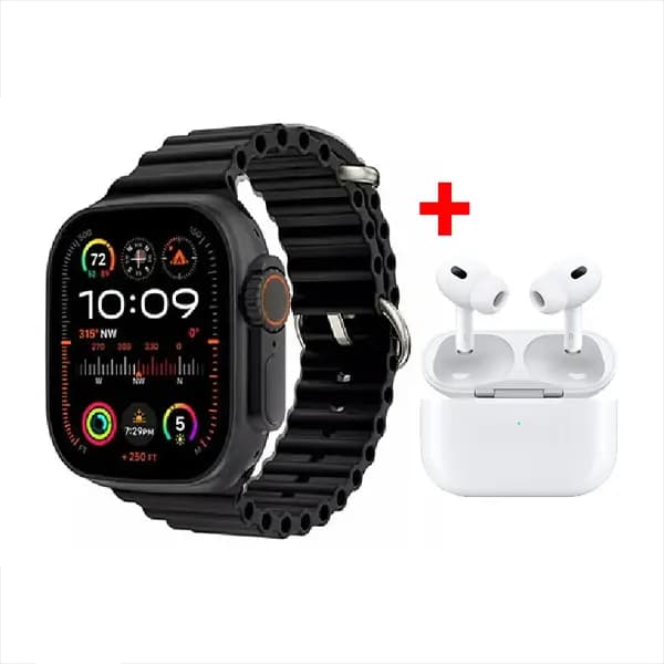 ساعت هوشمند KEQIWEAR KW52 Ultra3 + ایرپاد — تصویر ۵