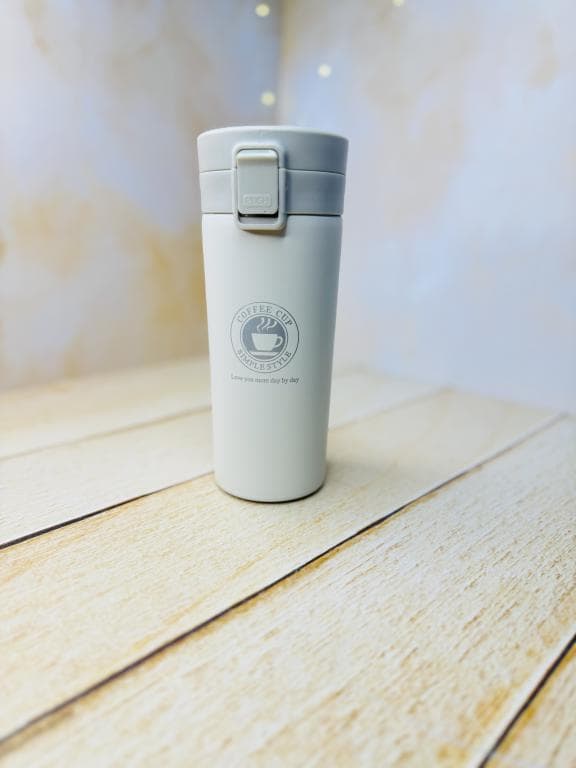 تراول ماگ استیل کافی قفل دار مات 500 میل کد 3448 — تصویر ۴
