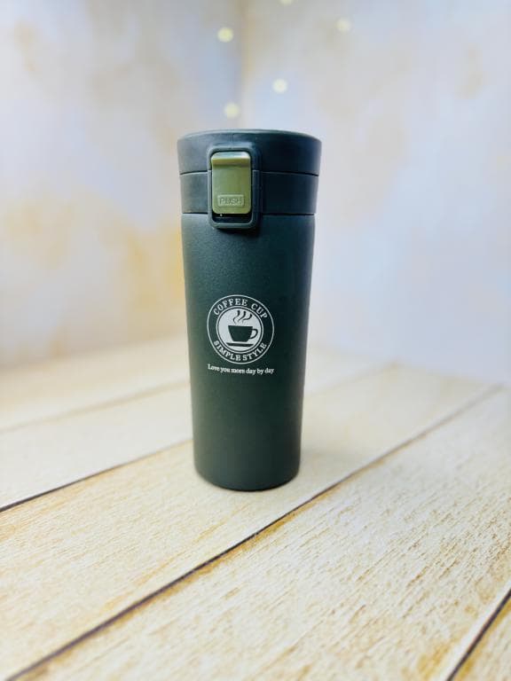 تراول ماگ استیل کافی قفل دار مات 500 میل کد 3448 — تصویر ۶