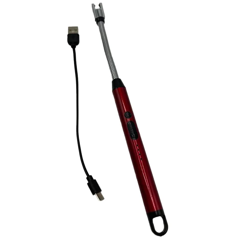 فندک برقی پلاسما شارژی USB-C مدل گردن انعطاف‌پذیر