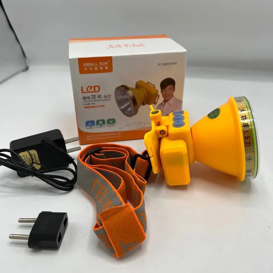 چراغ پیشانی شارژی LED برند Small Sun — تصویر ۲