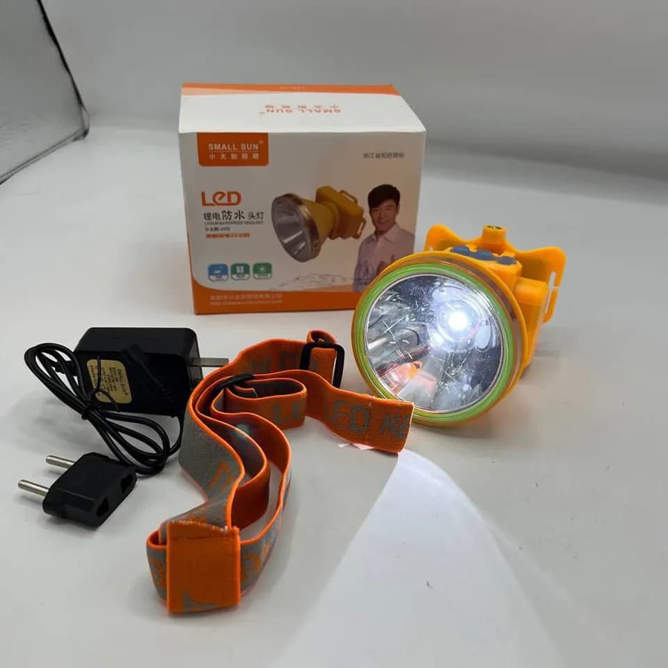 چراغ پیشانی شارژی LED برند Small Sun — تصویر ۳