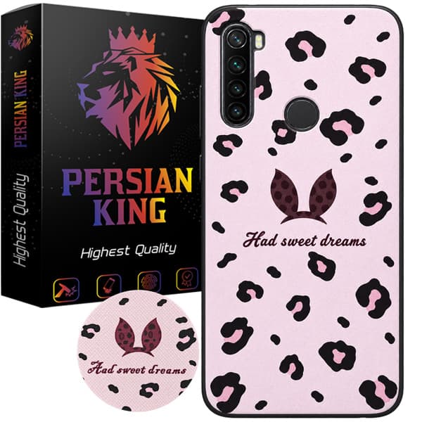 کاور پرشین کینگ مدل ASD21 مناسب گوشی شیائومی Redmi Note 8 به همراه پایه نگهدارنده
