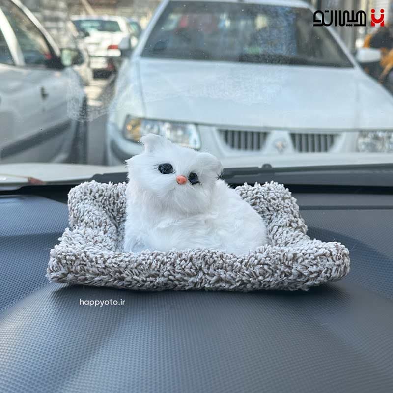 عروسک رو داشبورد طرح گربه — تصویر ۳