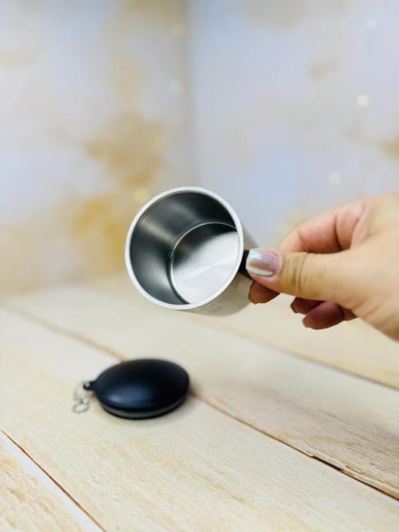 لیوان ماگ سفری استیل دوجداره عقابی کد 3387 — تصویر ۳