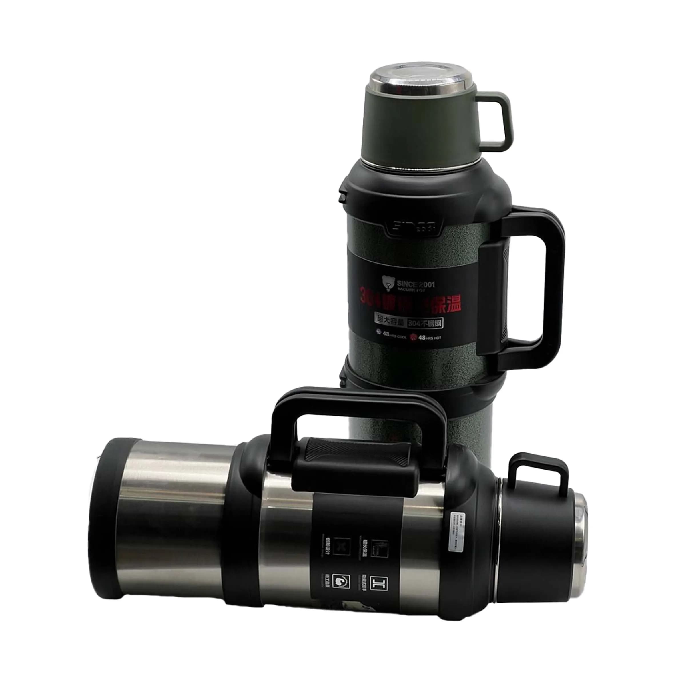 فلاسک کوهنوردی و کمپینگ ۳.۶ لیتری مدل Vacuum Pot – استیل ۳۰۴ دوجداره (قدرت نگهداری ۴۸ ساعته) — تصویر ۵
