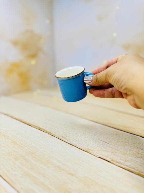 شات قهوه سرامیکی ساده رنگی رنگی کد 3382 — تصویر ۲