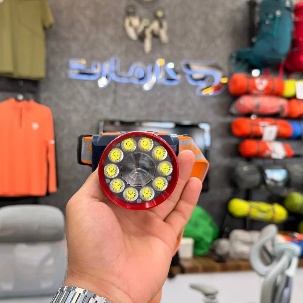 هدلایت شارژی حرفه‌ای مدل WH-2188 — تصویر ۲