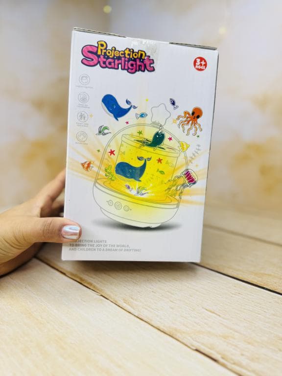 چراغ خواب فانتزی پرژکتور دار کرومی و لبوبو کد 3367 — تصویر ۴