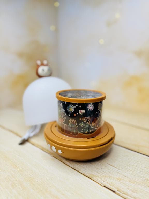چراغ خواب فانتزی پرژکتور دار کرومی و لبوبو کد 3367 — تصویر ۶
