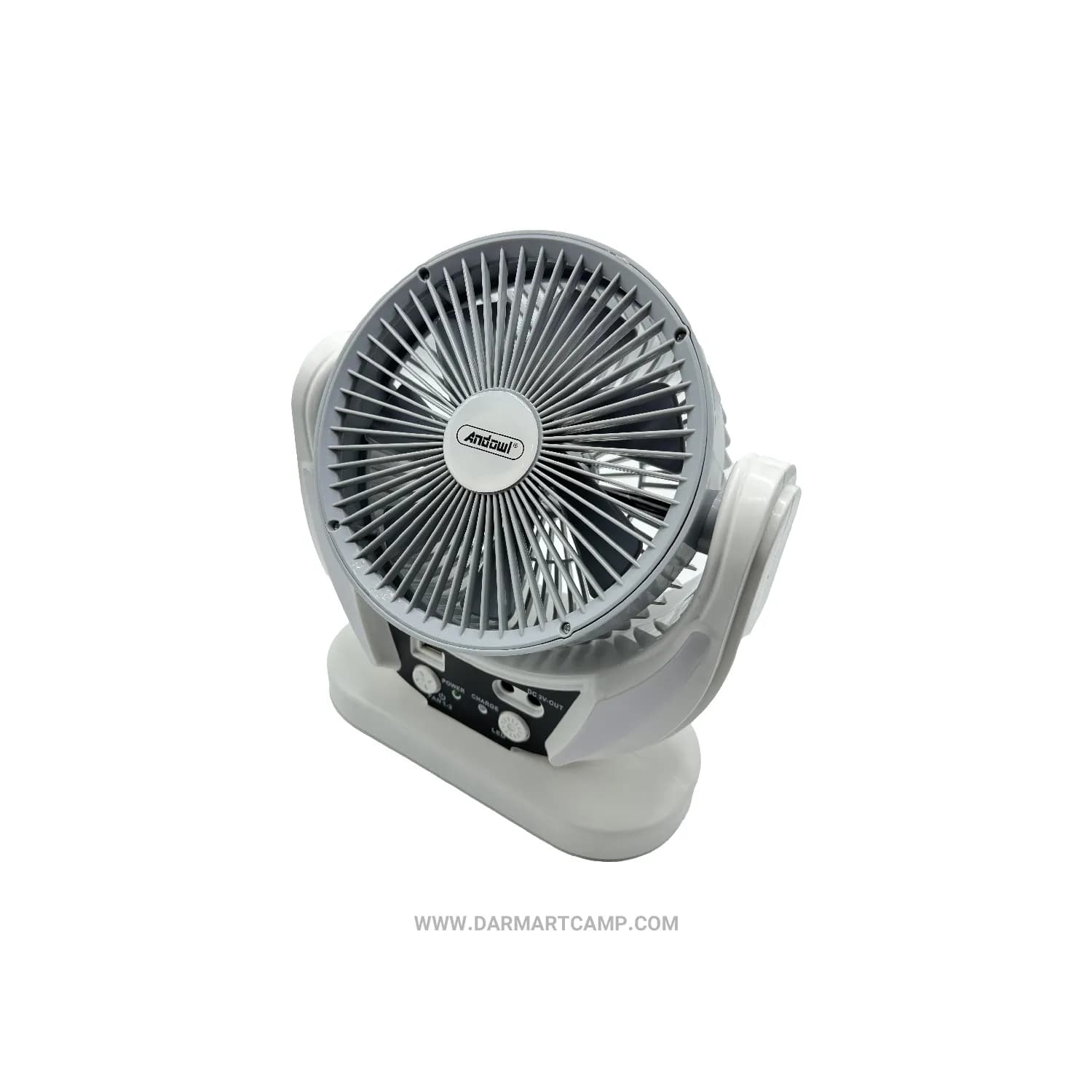 پنکه و چراغ چندمنظوره خورشیدی Andowl مدل Q-FS920 (۴ در ۱ قابل شارژ) — تصویر ۳