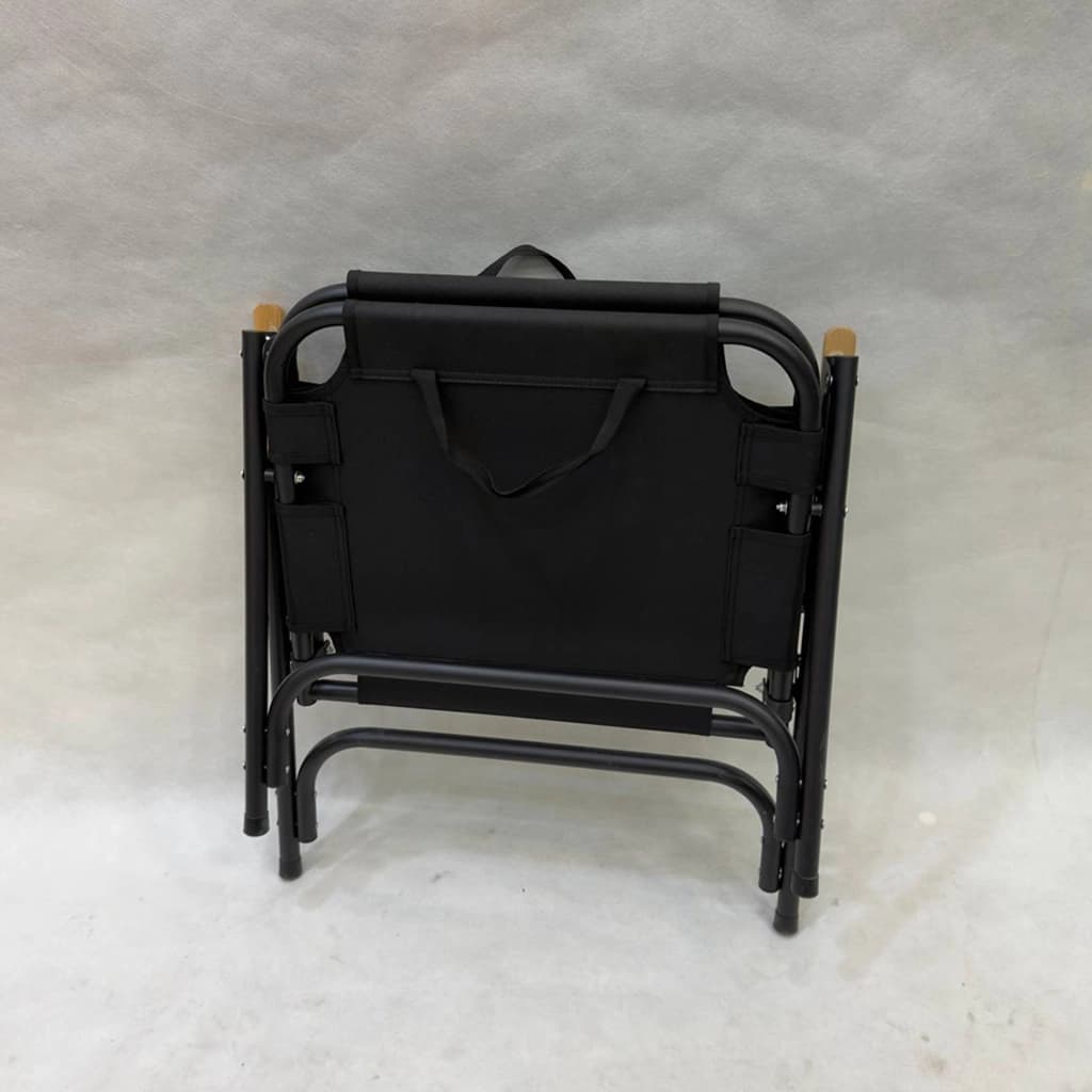 صندلی کمپینگ تاشو چوبی مونته آدلمو مدل کرمیت (Kermit Chair) با دسته‌های راش، نشیمن پهن و طراحی کلاسیک — تصویر ۴