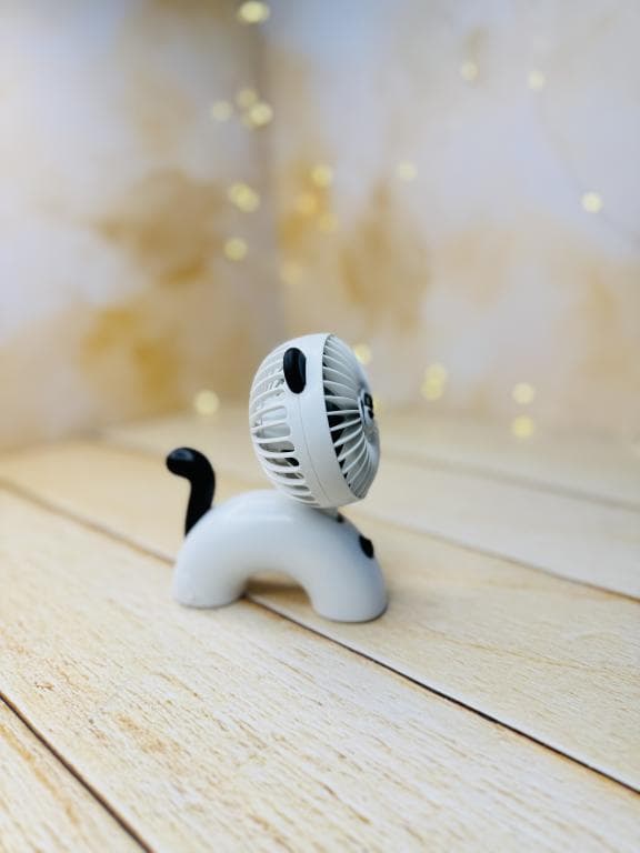 پنکه فانتزی طرح ایستاده حیوانات کیوت دم متحرک DD8028کد 3294 — تصویر ۴