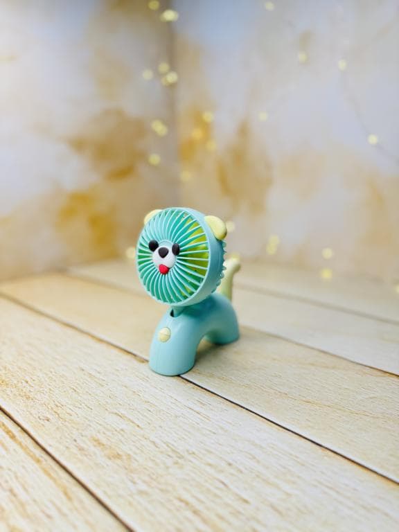 پنکه فانتزی طرح ایستاده حیوانات کیوت دم متحرک DD8028کد 3294 — تصویر ۲