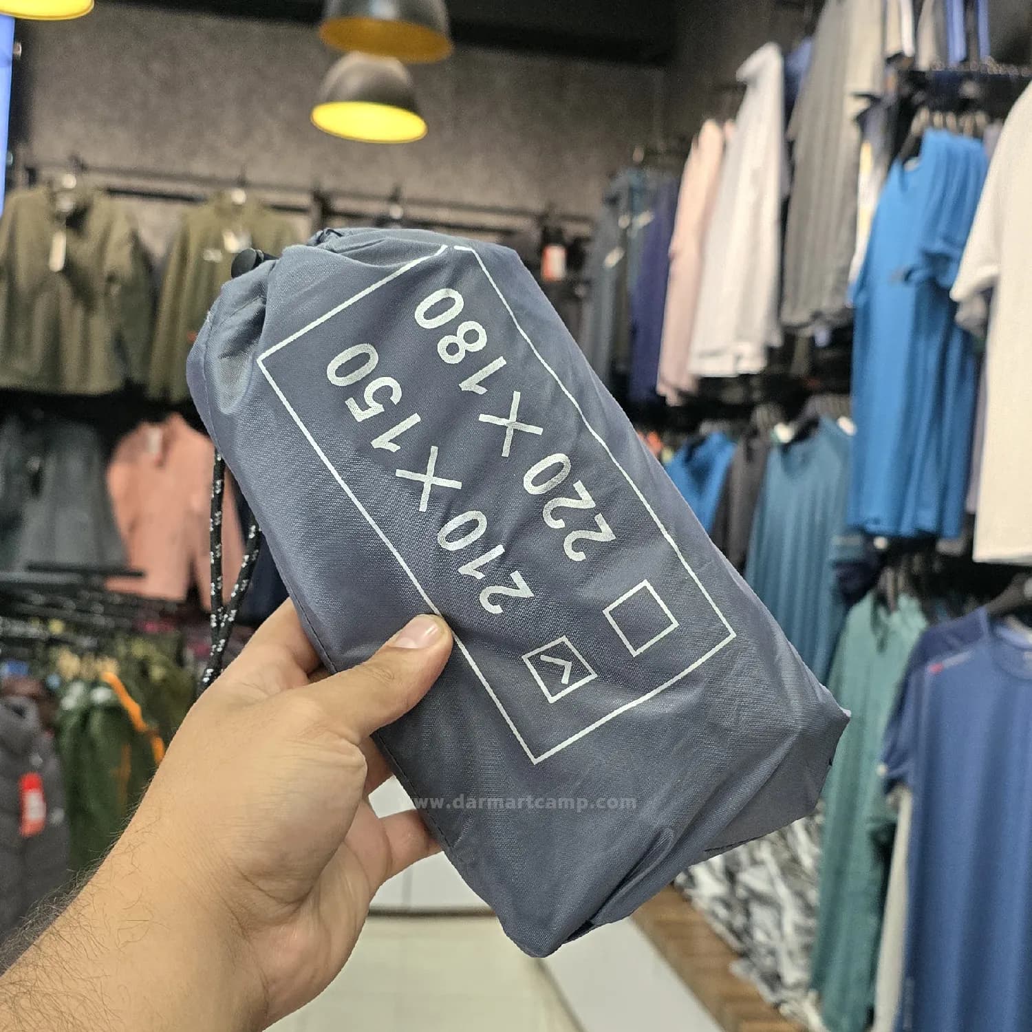 زیرانداز پلی استری ضد آب سایز ۲۲۰×۱۸۰( مناسب چادر LAVISH-400 ) — تصویر ۶