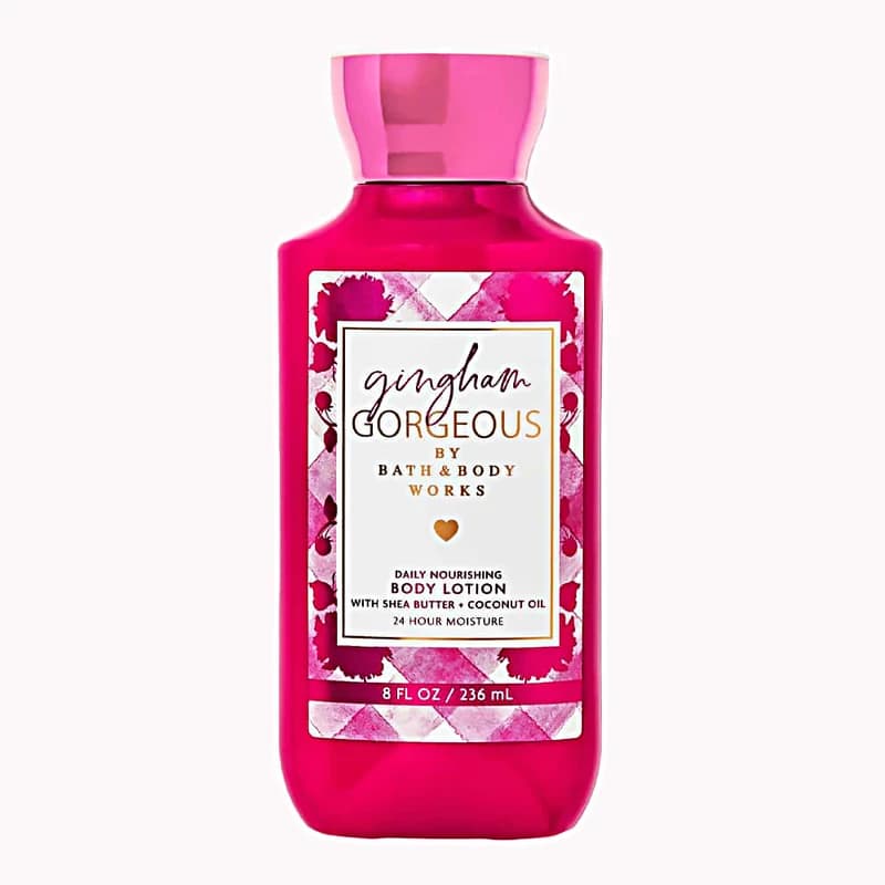 لوسیون بدن بث اند بادی ورکز مدل Gingham Gorgeous مناسب برای انواع پوست حجم 236ml