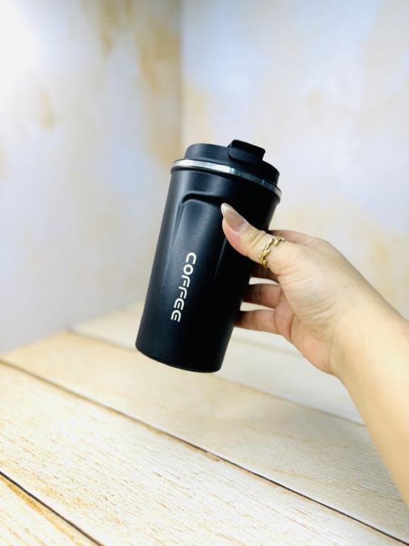 تراول ماگ بدنه پلاستیکی کافی coffee حجم 500 میل کد 3147 — تصویر ۶