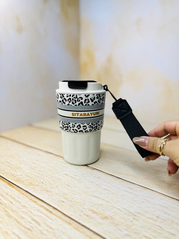 تراول ماگ طرح دار پلنگی 360 میل سیتارا SITARAYURI کد 3146 — تصویر ۳