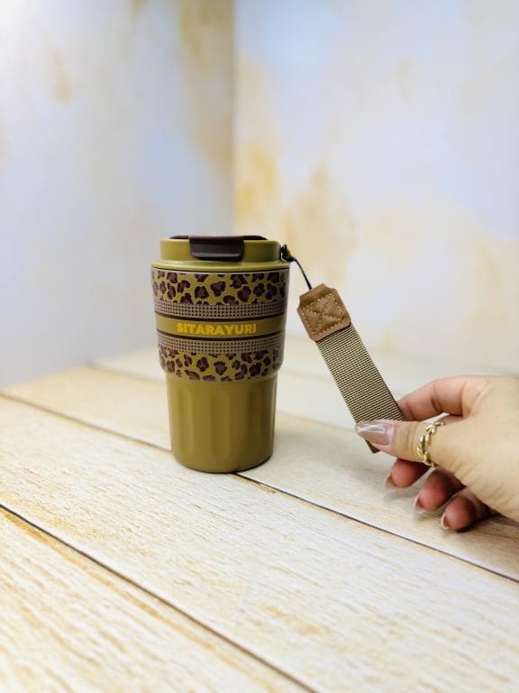 تراول ماگ طرح دار پلنگی 360 میل سیتارا SITARAYURI کد 3146 — تصویر ۵
