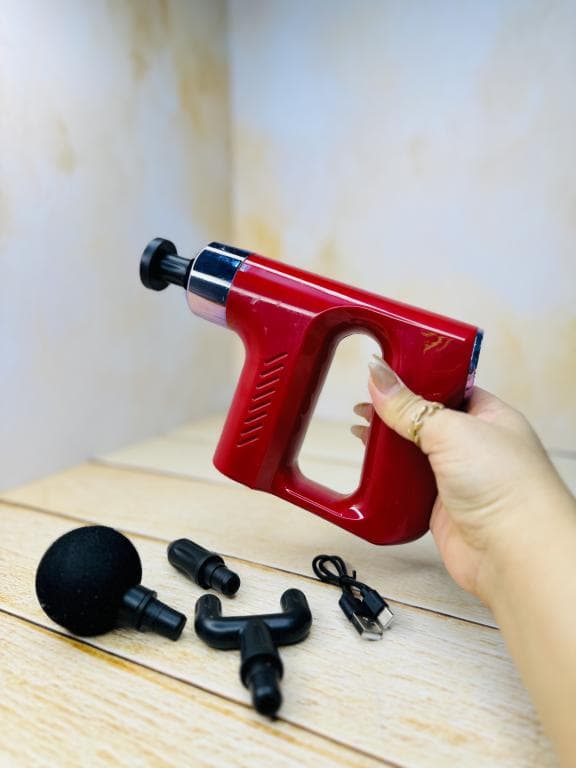 ماساژور تفنگی شارژی FASCIAL GUN KH-740 کد 3143 — تصویر ۳