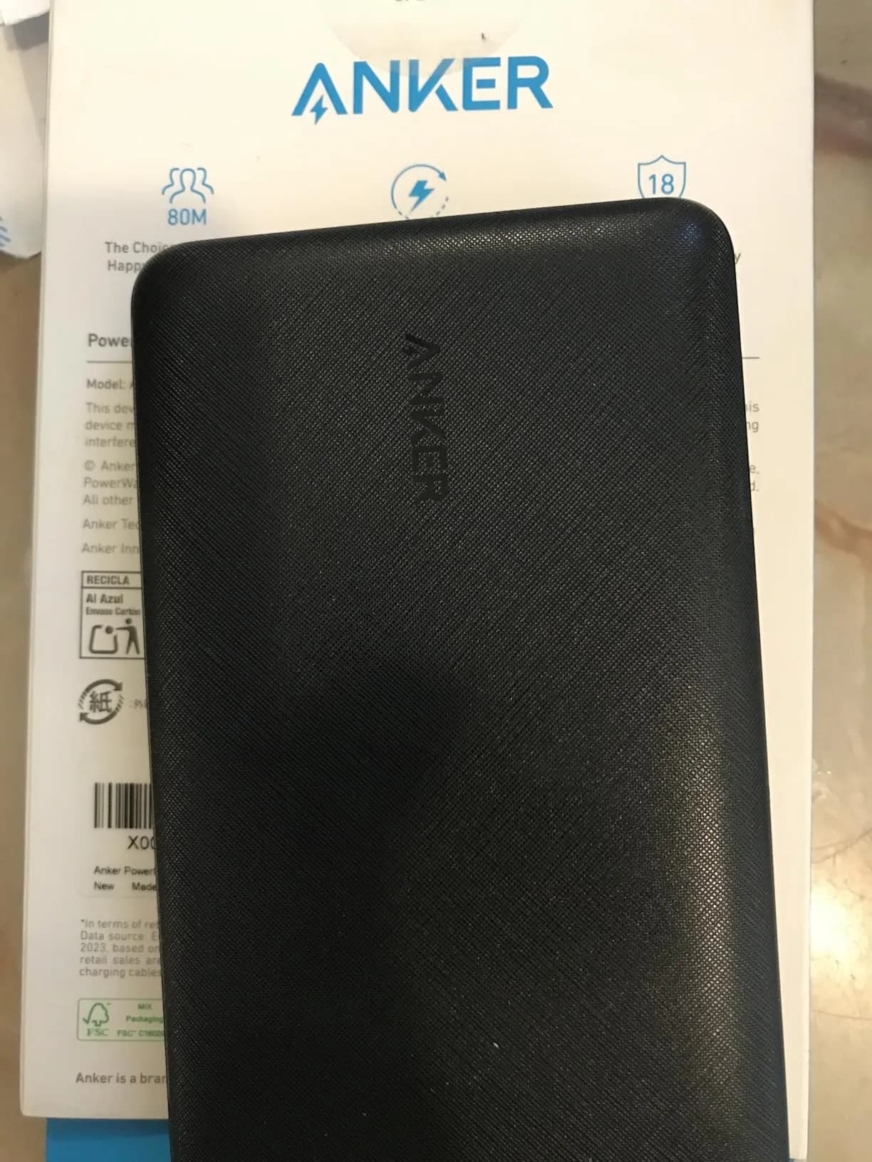 پاوربانک انکر مدل ANKER 325 ظرفیت ۲۰۰۰۰ میلیآمپر — تصویر ۶