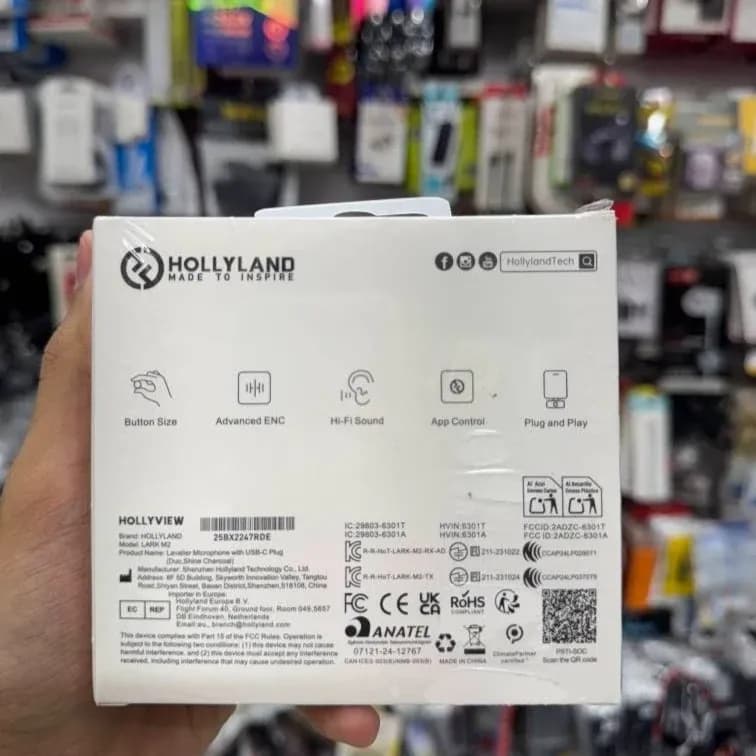 میکروفن بی سیم HOLLYLAND مدل Lark M2 — تصویر ۲