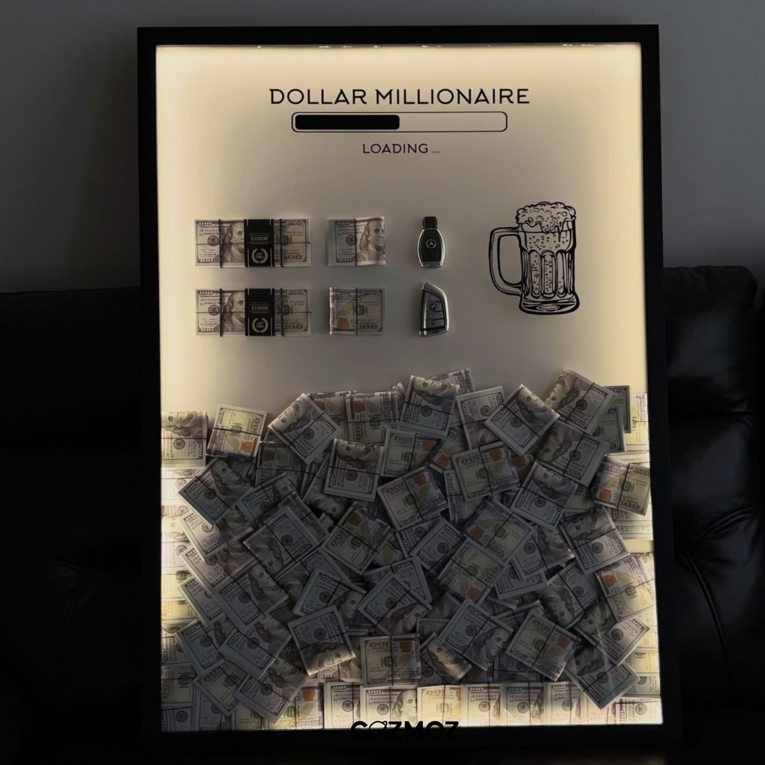 تابلو دکوراتیو دلار میلیونر | DOLLAR MILLIONER — تصویر ۳
