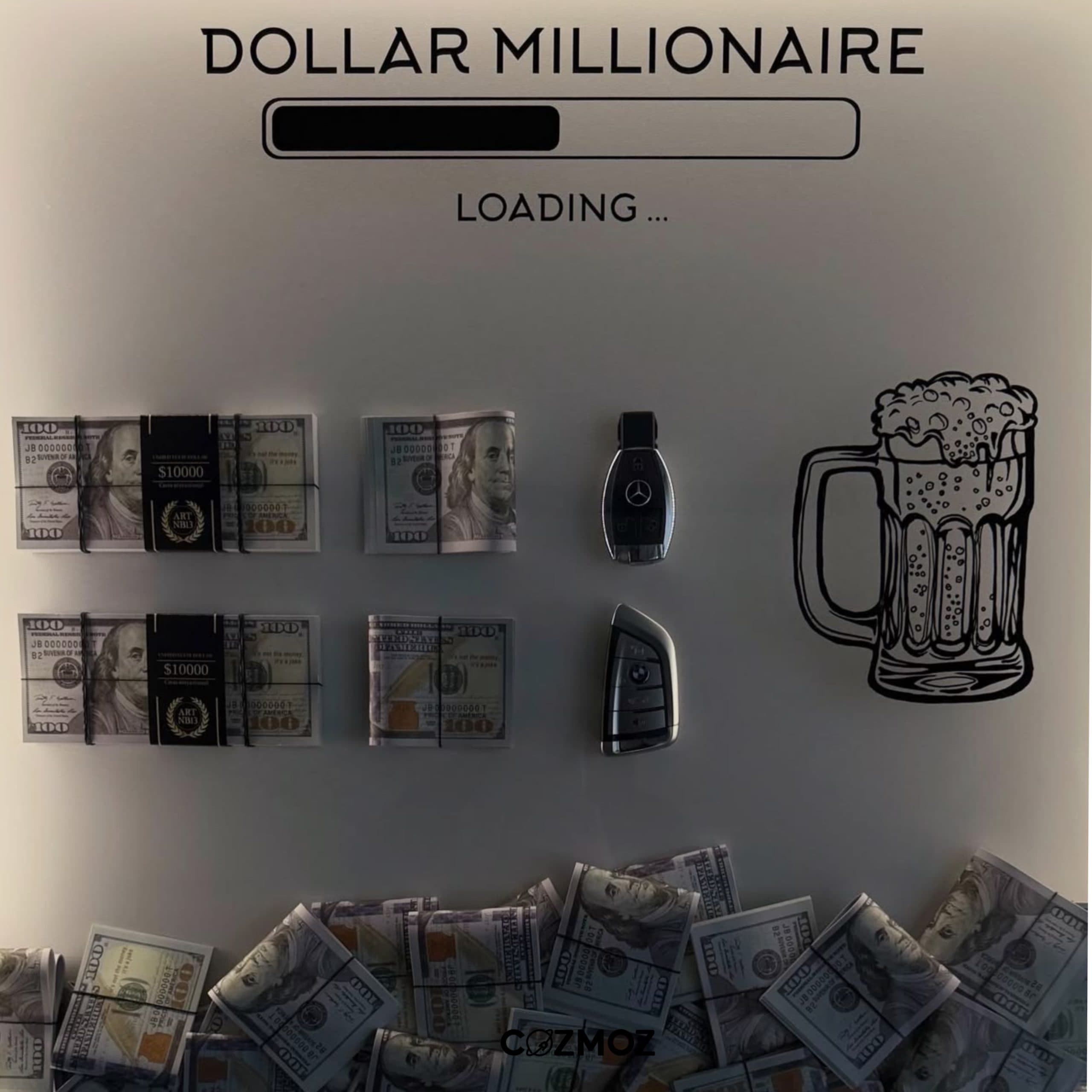 تابلو دکوراتیو دلار میلیونر | DOLLAR MILLIONER — تصویر ۲