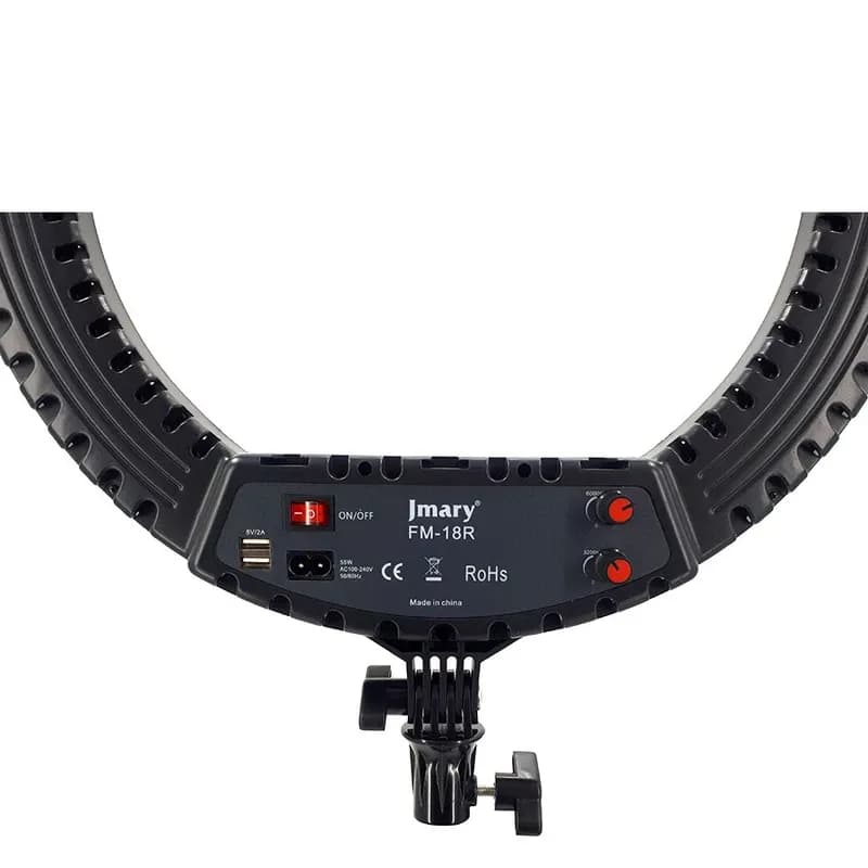 رینگ لایت بدون پایه JMARY FM-18 — تصویر ۲
