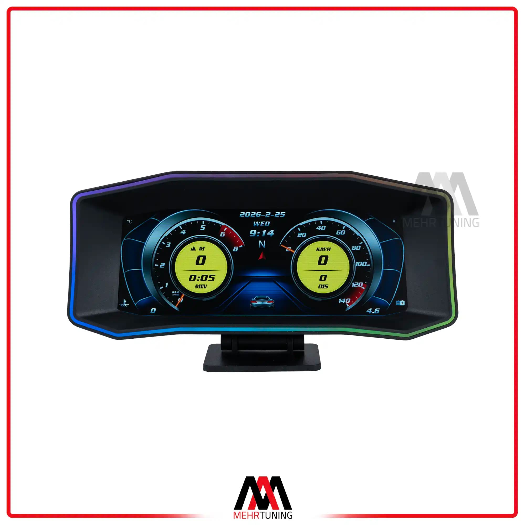گیج OBD2 مدل HUD P4 وارداتی — تصویر ۸