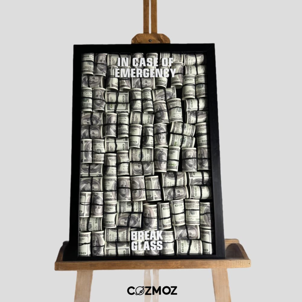 امرجنسی باکس ۱۰۰ دلاری | emergency box 100$ cash