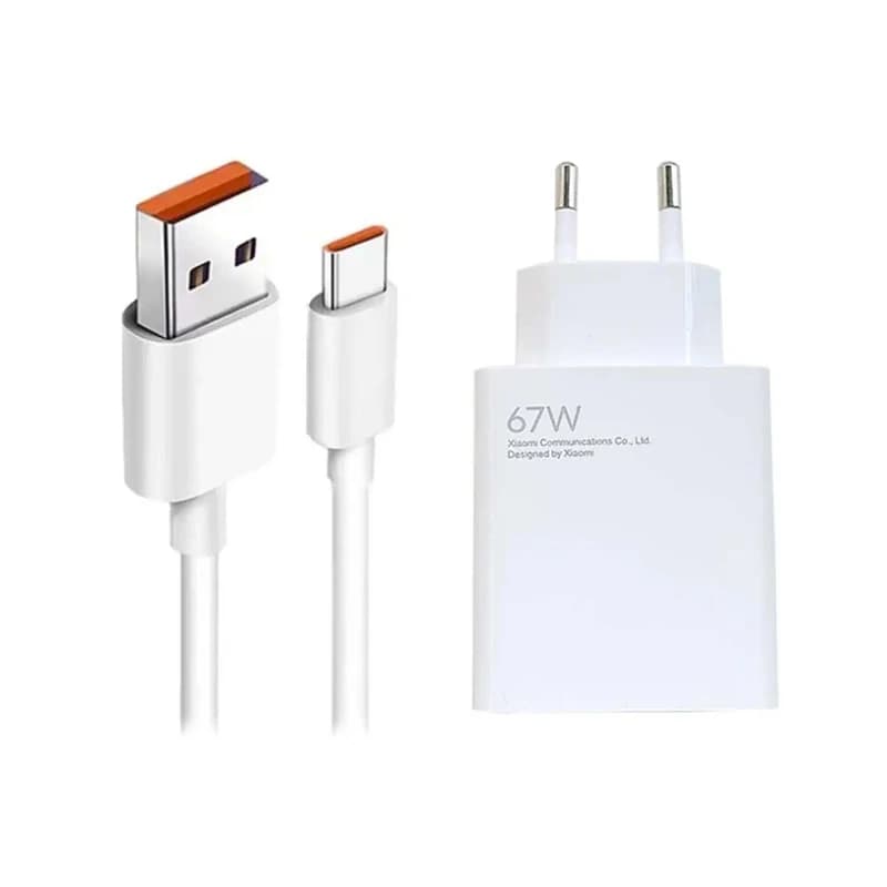 آداپتور شیائومی اورجینال 67W به همراه کابل — تصویر ۴