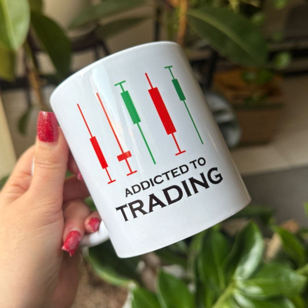 ماگ تریدر طرح معتاد به ترید | addicted to trading — تصویر ۲
