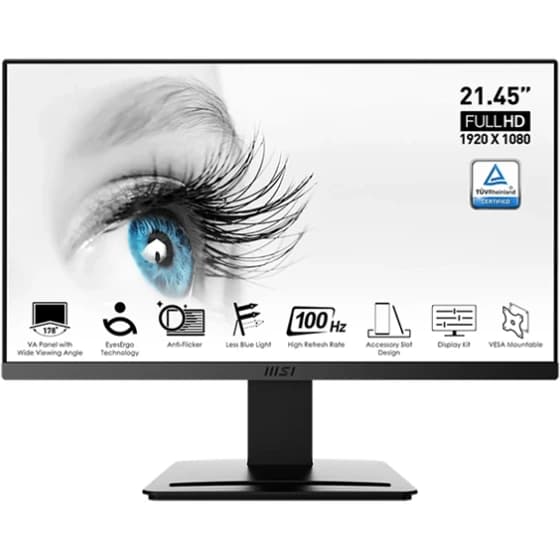 مانیتور ام اس آی مدل PRO MP223 سایز ۲۲ اینچ کیفیت Full HD 100Hz