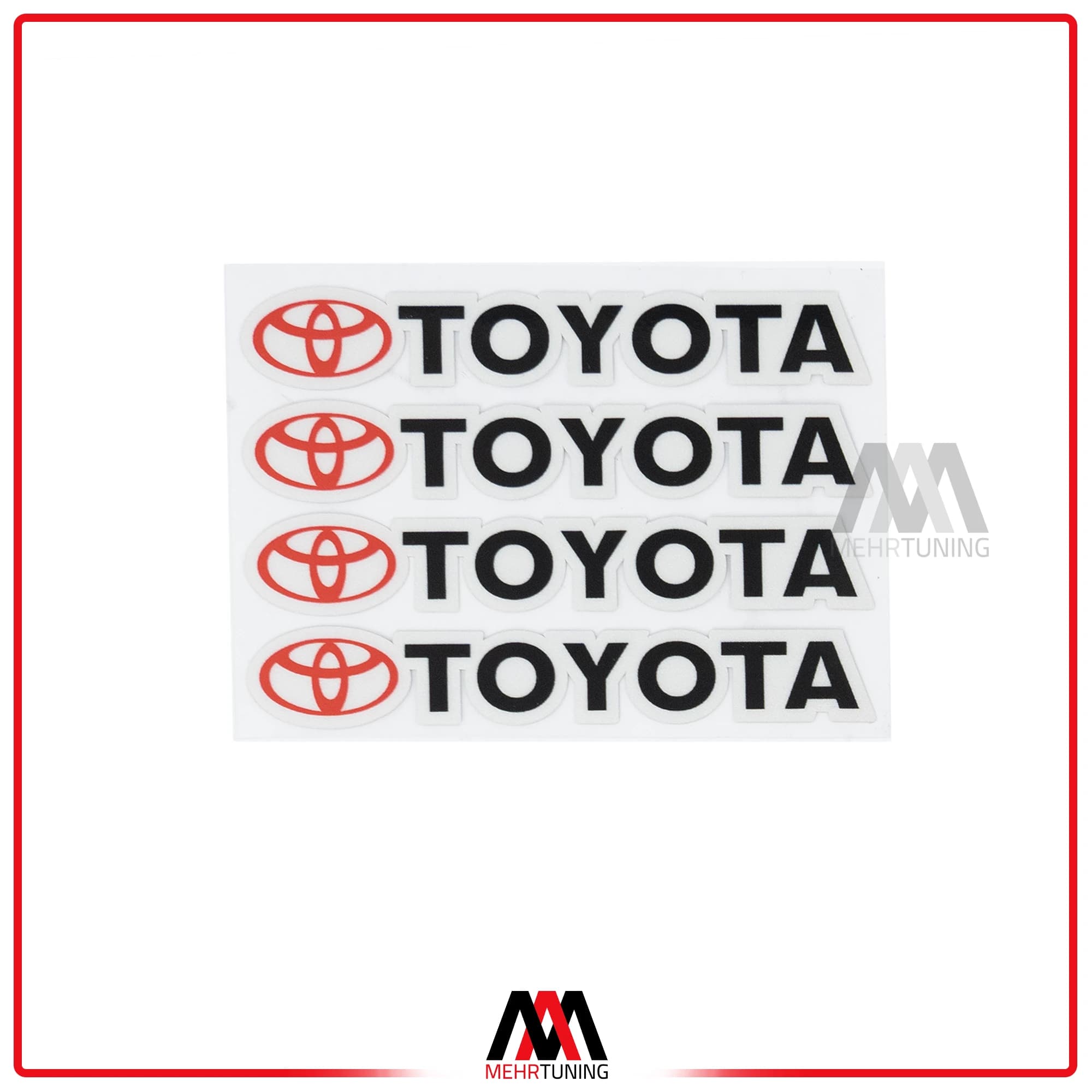 برچسب خودرو طرح TOYOTA