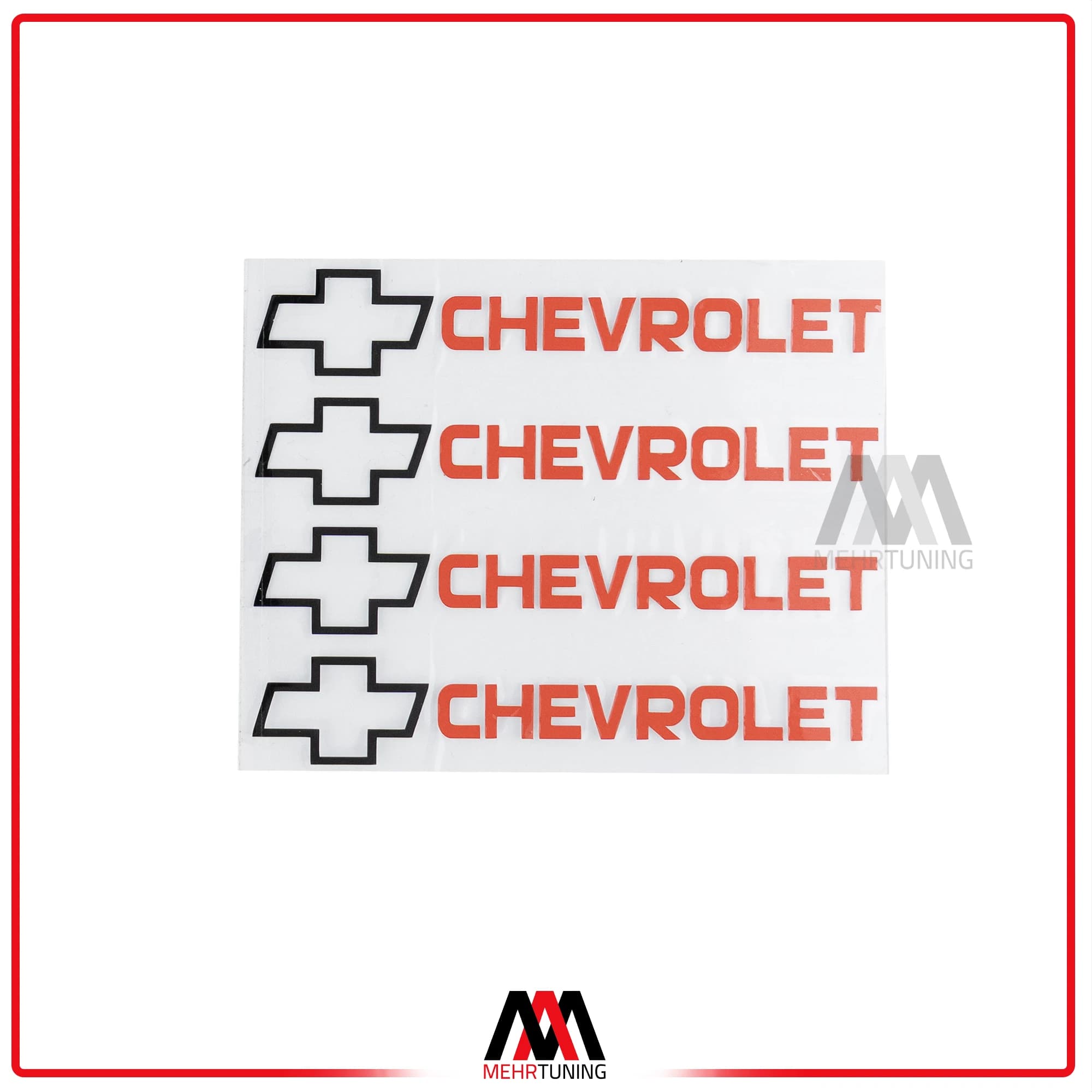 برچسب خودرو طرح Chevrolet