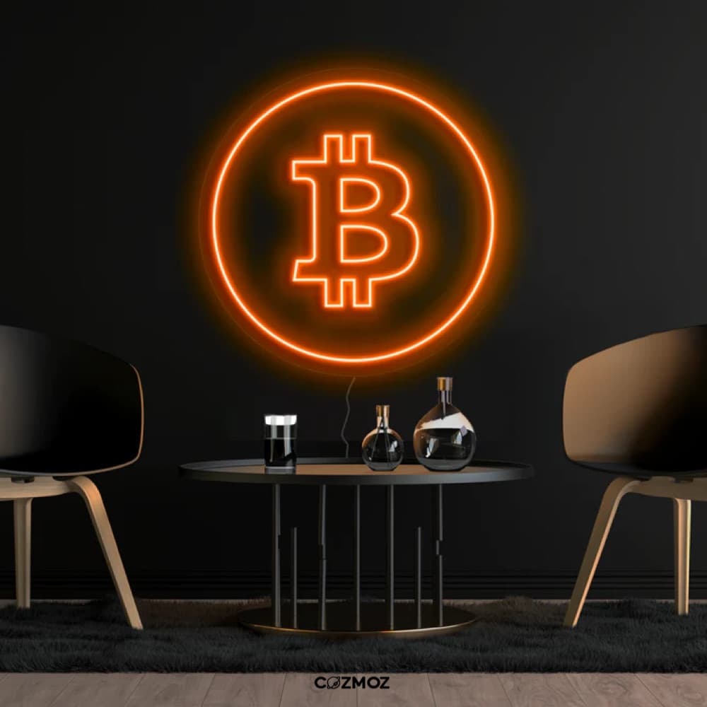 تابلو نئون بیت کوین | کد 01