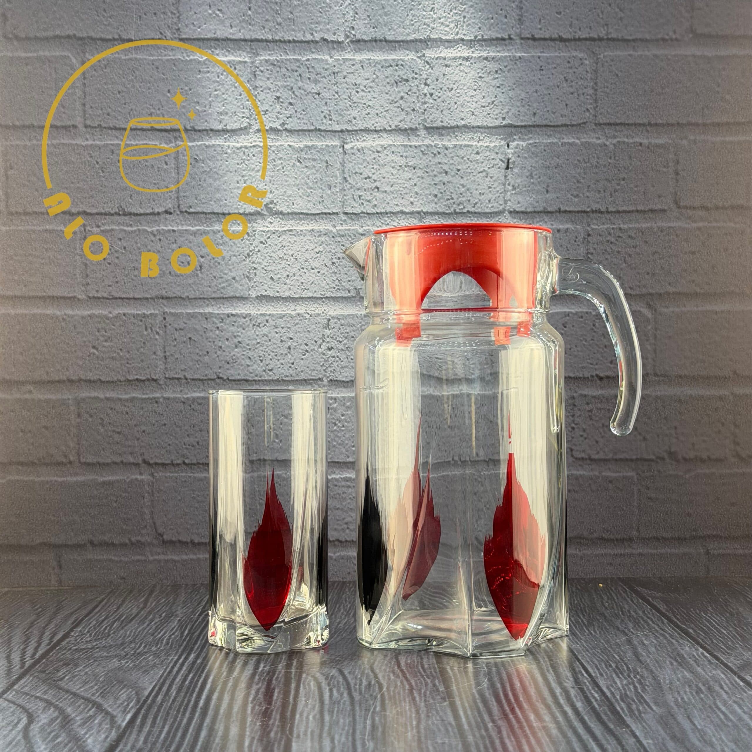 پارچ و لیوان لونا (طرح آتیشی)پاشاباغچه 7 پارچه