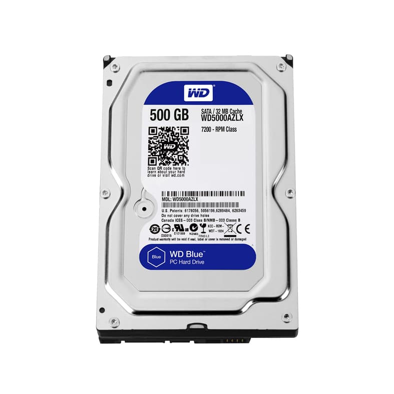 هارد دیسک وسترن دیجیتال HDD 500GB استوک