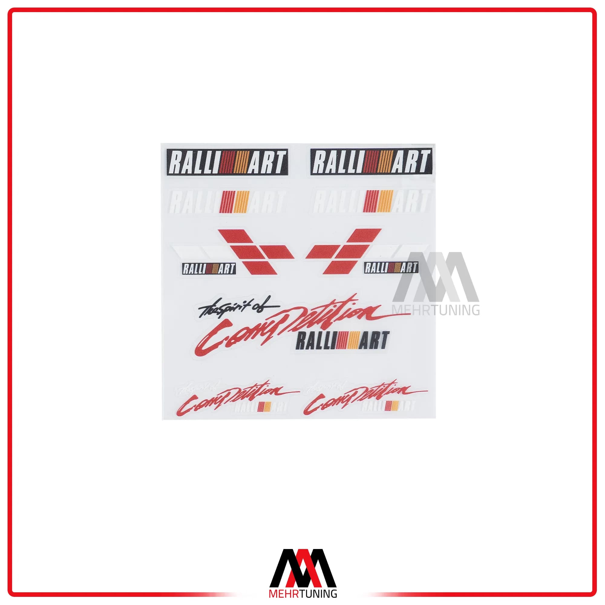 استیکر ماشین طرح Ralliart کد 02