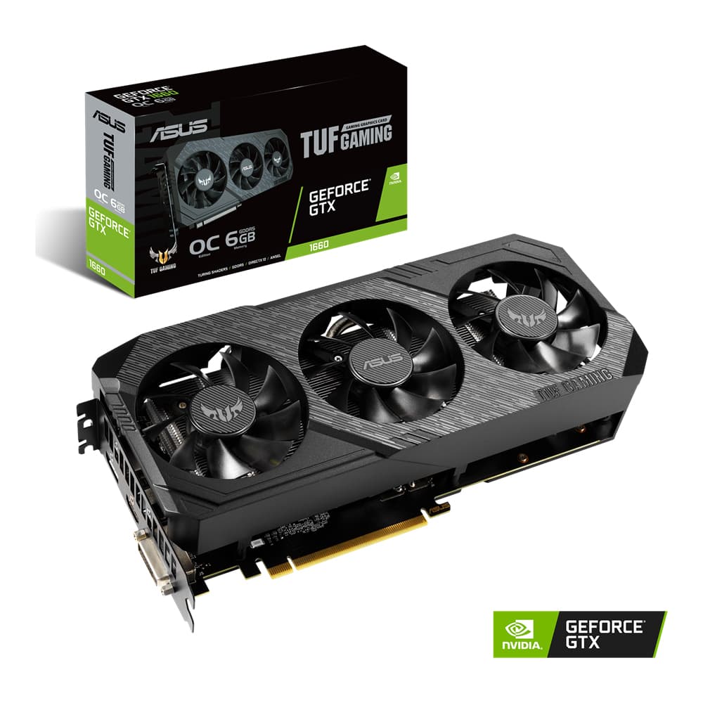کارت گرافیک ایسوس ASUS TUF3 GTX 1660 GAMING OC 6GB GDDR5 استوک — تصویر ۸