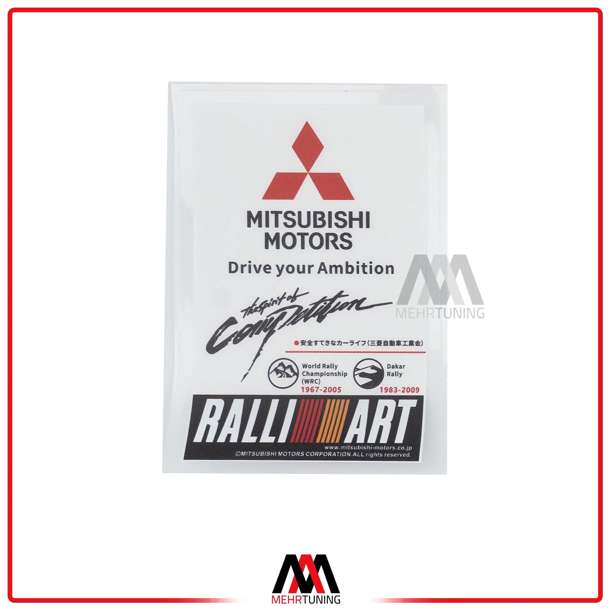 استیکر ماشین طرح Ralliart کد 01